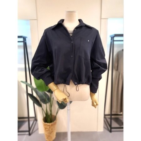 어텀 나시 셔츠 세트 네이비