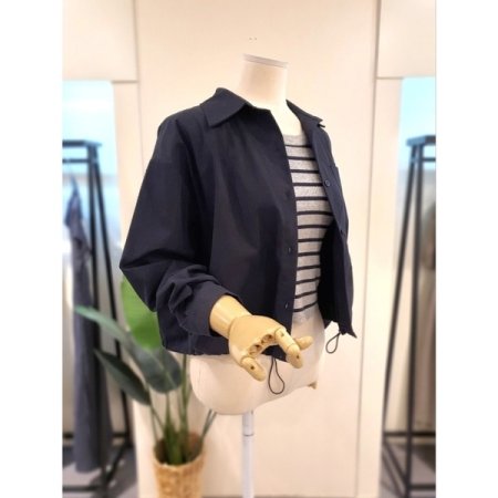 어텀 나시 셔츠 세트 네이비