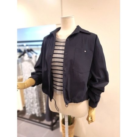 어텀 나시 셔츠 세트 네이비