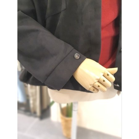 스웨이드 스트링 점퍼 블렉