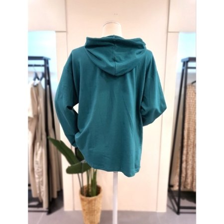 아모르 후드 긴팔티셔츠 그린