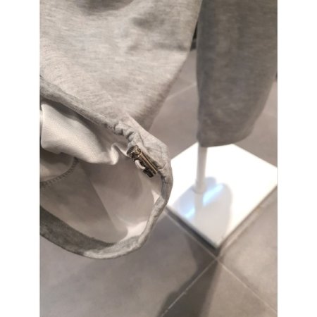 둥근 카라 맨투맨 팬츠 세트 그레이