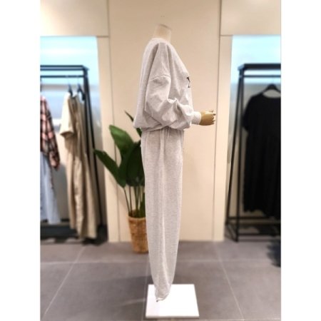 데일리 맨투맨 팬츠 세트 라이트그레이