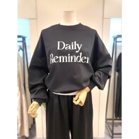 데일리 맨투맨 팬츠 트레이닝세트 블랙