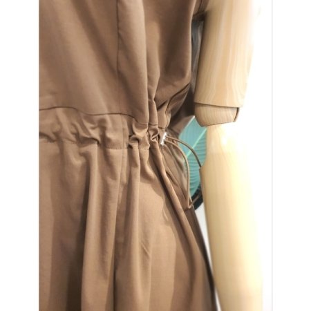 모앤 후드집업 원피스 세트 브라운