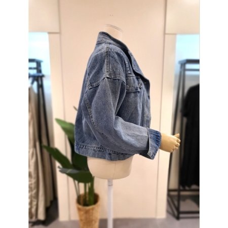 차이나 카라 청자켓 다크블루