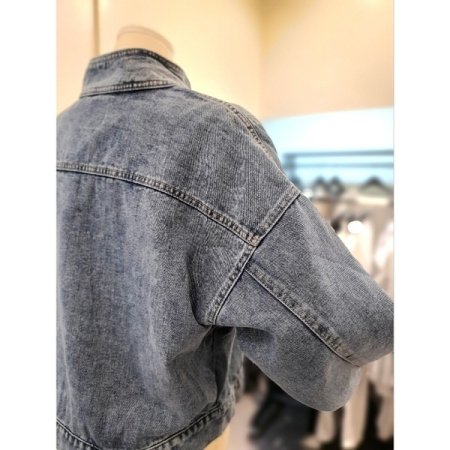 차이나 카라 청자켓 다크블루