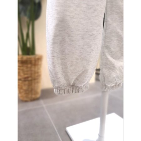 브룩 후드 팬츠 세츠 라이트그레이