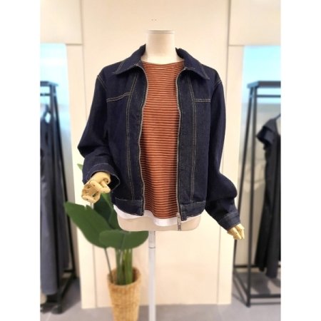 투웨이 집업 청자켓