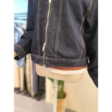 투웨이 집업 청자켓