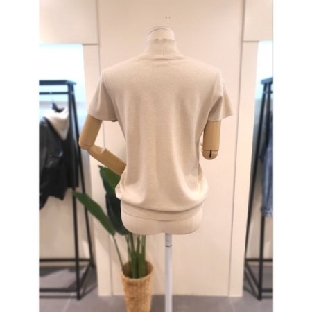 루나 반목 니트 라이트베이지