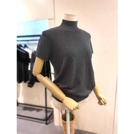 루나 반목 니트 다크그레이