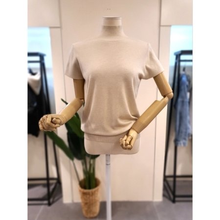 루나 반목 니트 다크그레이