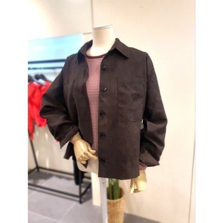 타르 스웨이드 자켓 브라운