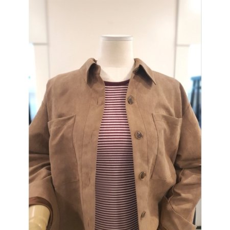 타르 스웨이드 자켓 카멜