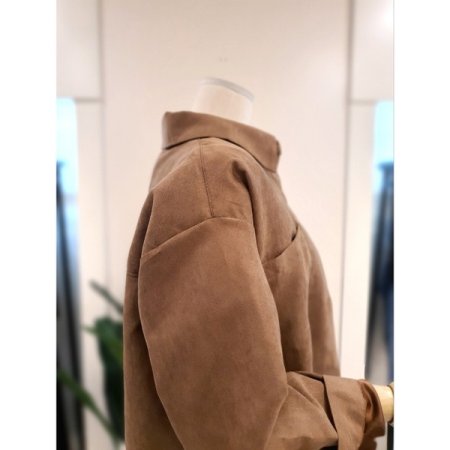 타르 스웨이드 자켓 카멜