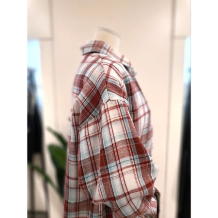 63 체크 셔츠 레드