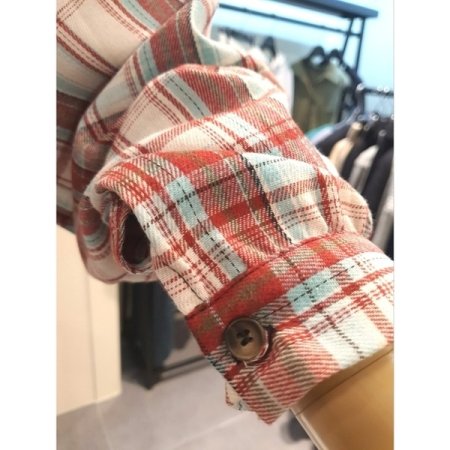 63 체크 셔츠 레드