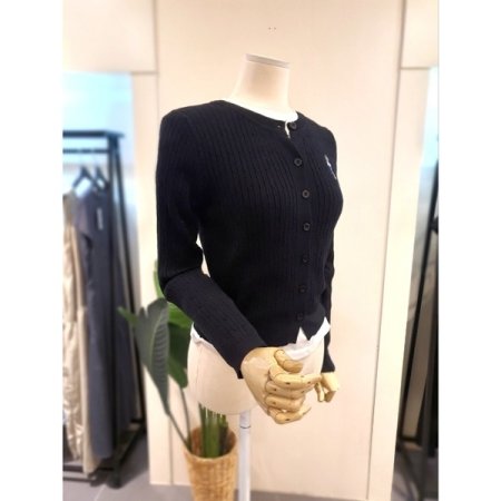 베어 자수 꽈배기 가디건 4색상