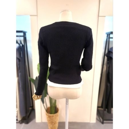 베어 자수 꽈배기 가디건 4색상