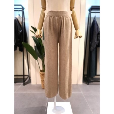 니트 후드집업 팬츠 세트 베이지