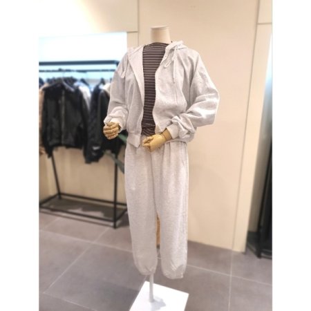 후드집업 조거팬츠 세트 라이트그레이