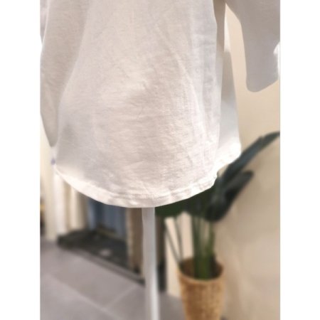 카페 레터링 후드티 아이보리