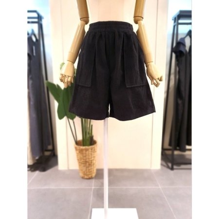 코듀로이 4부 밴딩 팬츠 베이지