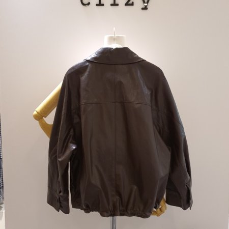 버튼업레자자켓