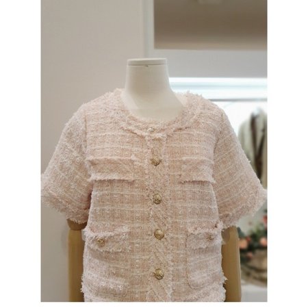 트위드반팔자켓