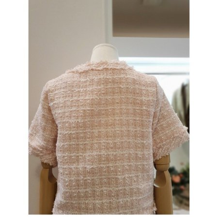 트위드반팔자켓