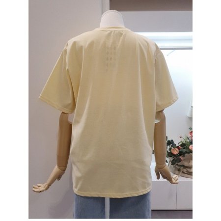 라운드프린팅티셔츠