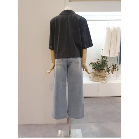 하프슬리브크롭자켓