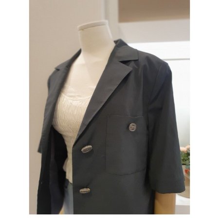 하프슬리브크롭자켓