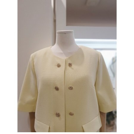 더블버튼솔리드자켓