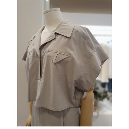 레이어드오픈카라원피스