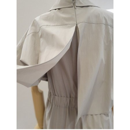 레이어드오픈카라원피스