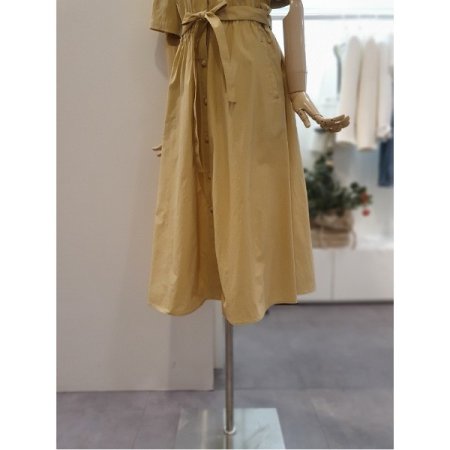 허리밴딩단추원피스