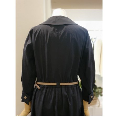 벨티드주름원피스