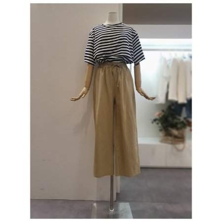 라운드스트라이프티셔츠