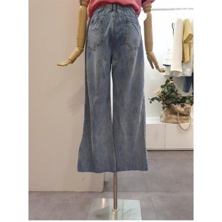 밑단트임데님팬츠