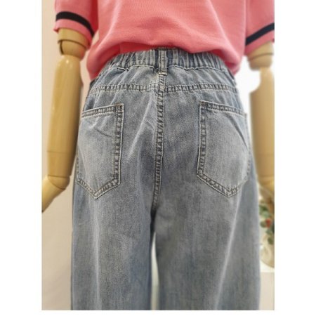 밑단트임데님팬츠