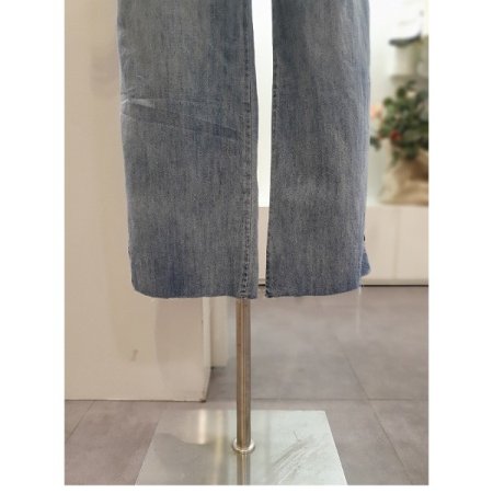 밑단트임데님팬츠