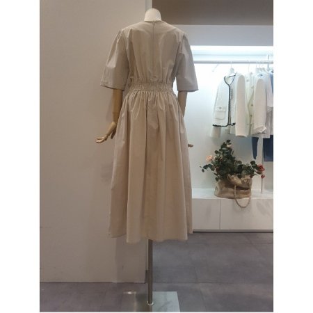 허리셔링원피스