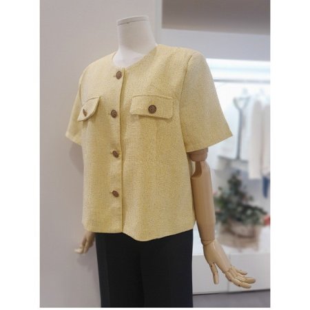 반팔트위드자켓