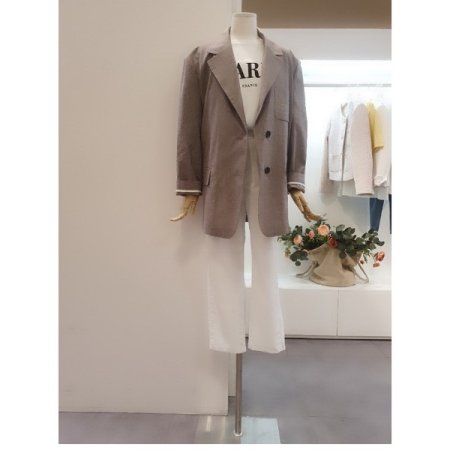 루즈핏린넨자켓