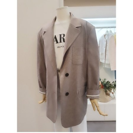 루즈핏린넨자켓