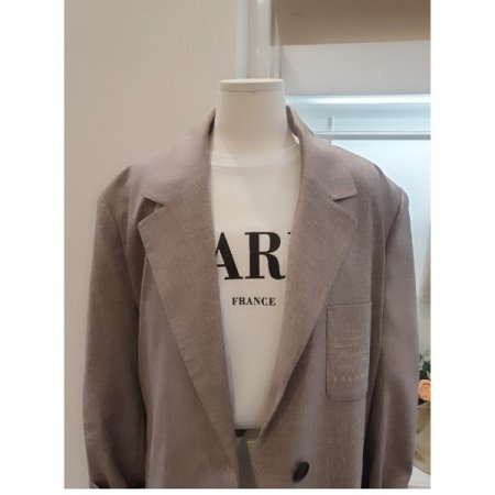 루즈핏린넨자켓