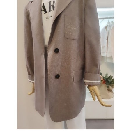 루즈핏린넨자켓