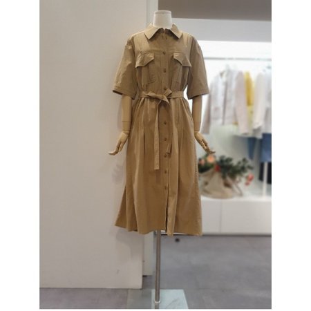 셔츠형롱원피스